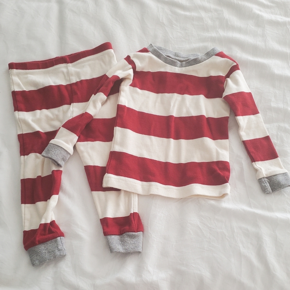 Burts bees family jammies rugby stripe